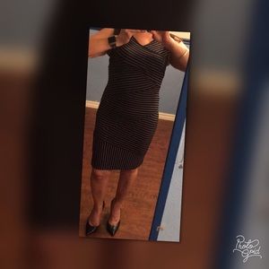 Ann Taylor - Black/beige dress- size MP